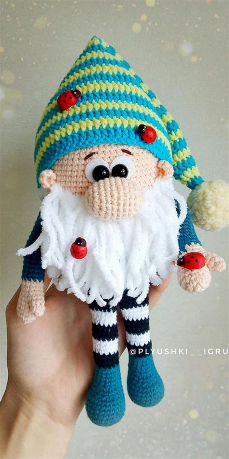 Amigurumi Christmas Gnome Free Pattern Crochet Naztazia Diy Gnomes