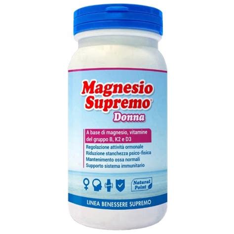 Magnesio Supremo Donna Integratore Per Benessere Fisico E Mentale