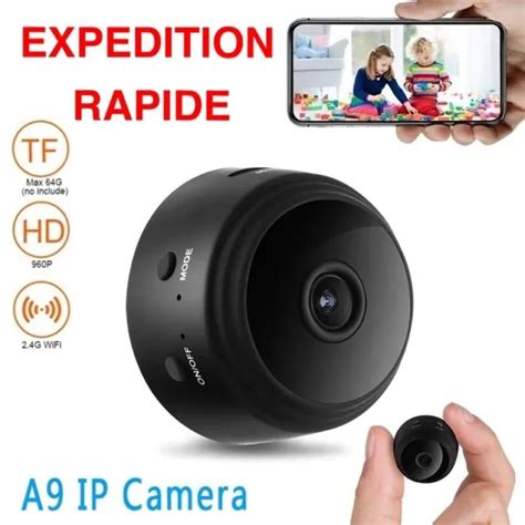 Mini Cam Ra De Surveillance Wifi Ip P Hd P A Sans Fil Espion