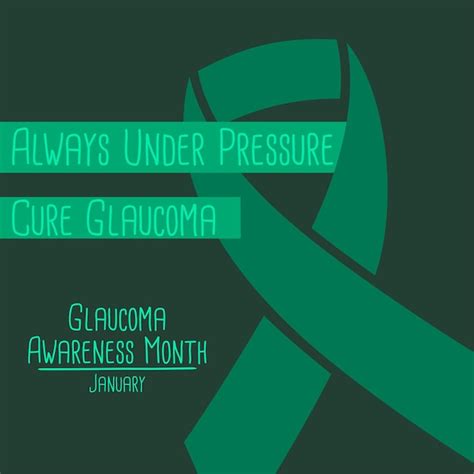 Premium Vector January Is Glaucoma Awareness Month Vector