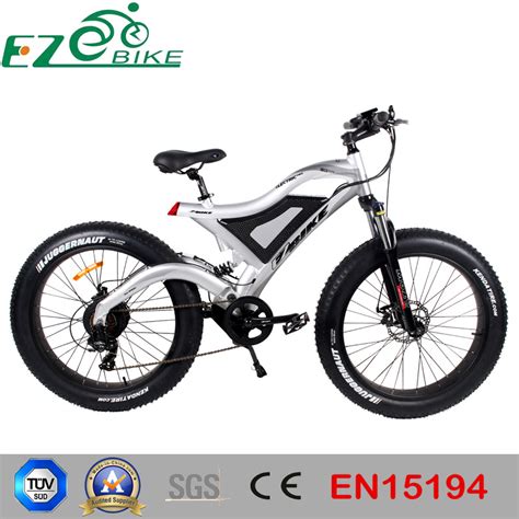 Aluminium Fat Tire Electric Mountain Bicycle With Ce En15194 China