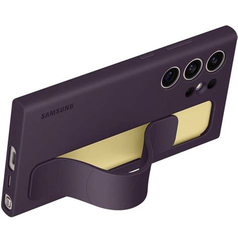 Samsung Coque arrière originale Standing Grip pour Galaxy S24 Ultra