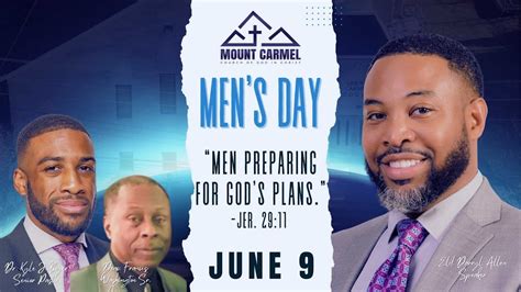 Annual Mens Day Worship June 9 2024 YouTube