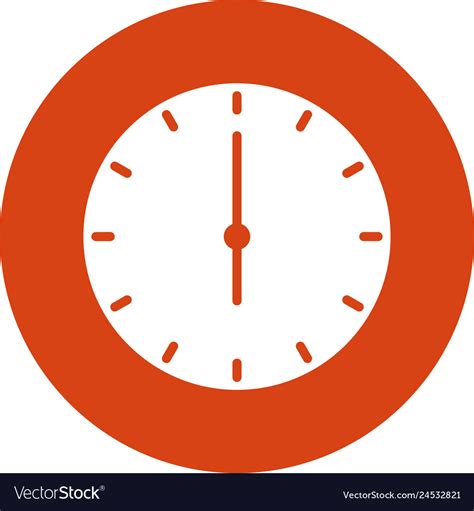 Clock Icon Royalty Free Vector Image Vectorstock