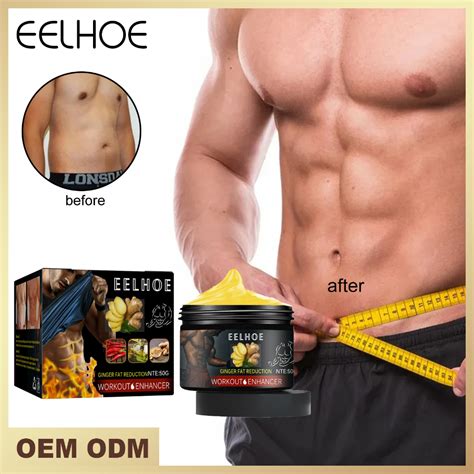 Eelhoe Ginger Abdominal Muscle Fat Reduction Cream Fat Burning Powerful