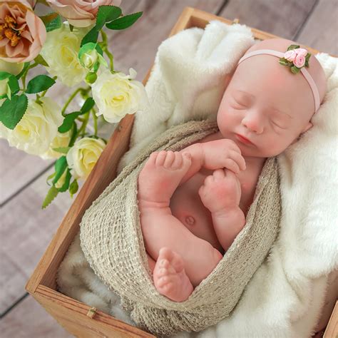 Babeside Lifelike Reborn Baby Dolls In Full Platinum Silicone Reborn