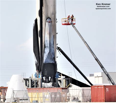 Recovered Falcon 9 Landing Legs Stay Fully Retracted 1st Time in SpaceX ...