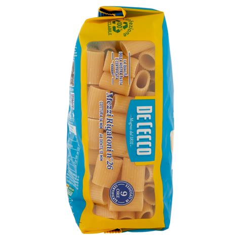 De Cecco Mezzi Rigatoni N26 500 G Carrefour