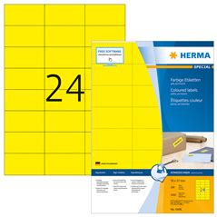 HERMA étiquettes SuperPrint 70 x 37 mm sans bord vert