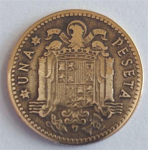 Peseta de 1947 Estrella 54 Etsy España