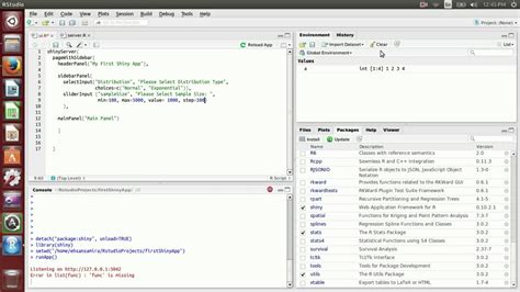 Rstudio Tutorial Part 1 How To Write A Web Application Using Rstudio