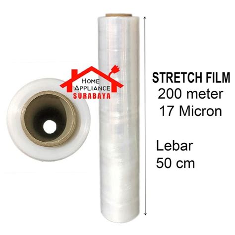 Jual Plastik Wrap Wrapping Stretch Film 200M X 50CM X 17Micron 200 M