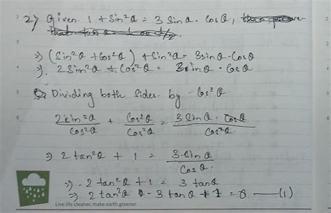 If Sin Sin Cos Prove That Tan Or Or Brainly In