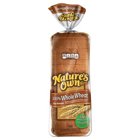 Natures Own Bread 100 Whole Wheat Products Lowes Foods To Go