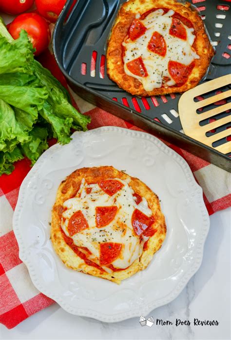 Zero Carb Air Fryer Pepperoni Pizza Mom Does Reviews