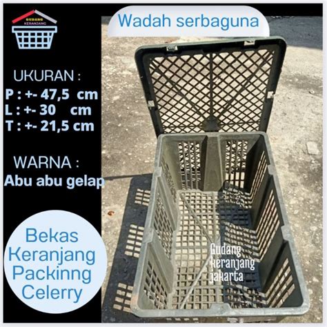 Jual KERANJANG PLASTIK TERLENGKAP BEKAS CELERY Shopee Indonesia