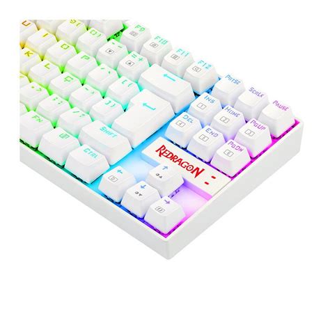 Teclado Magnetico Gamer Redragon Kumara Pro Rgb Switch Azul Branco