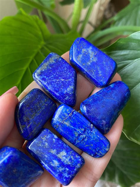 Tumbled Lapis Lazuli Lapis Lazuli Blue Gemstone Chakra | Etsy