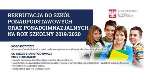 Informacje dla kandydatów na rok szkolny 2019 2020 Zespół Szkół nr 3