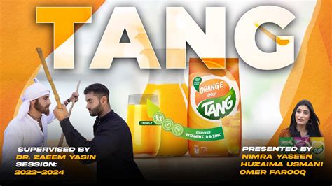 AMATEUR TVC ON TANG Dr Zaeem Yasin YouTube