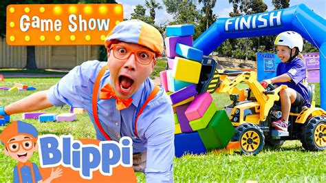 Blippi S Game Show Epic Excavator Race Challenge Episode