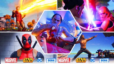 Fortnite All Crossover Trailers And Gameplay Chapter 2 Marvel Dc Gaming Legends And More