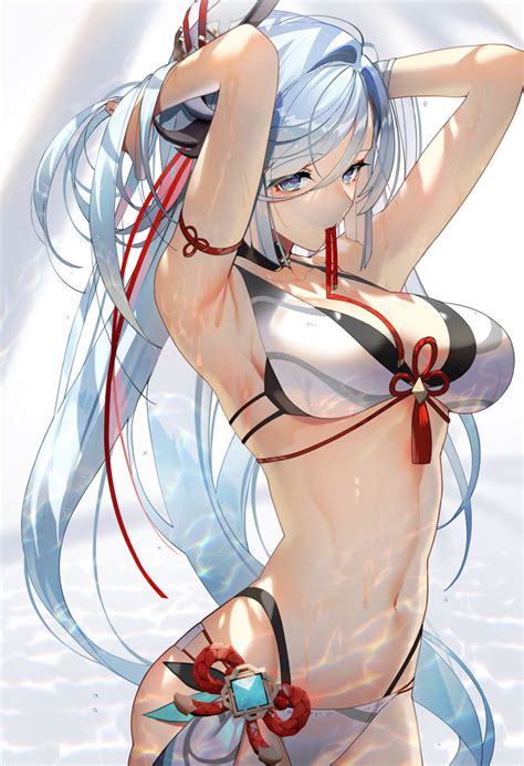 98 Hình ảnh anime bikini sexy khoe ngực khủng mông to