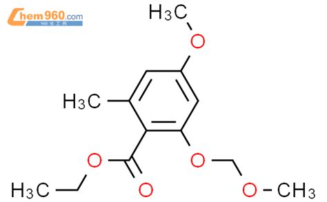 133363 14 1 Benzoic Acid 4 Methoxy 2 Methoxymethoxy 6 Methyl Ethyl Ester化学式、结构式、分子式、mol