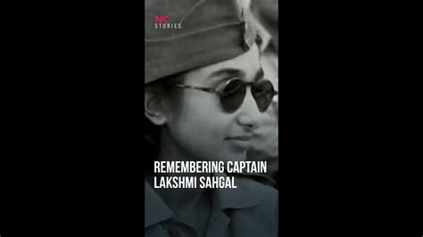 Shorts Remembering Captain Lakshmi Sahgal Youtube