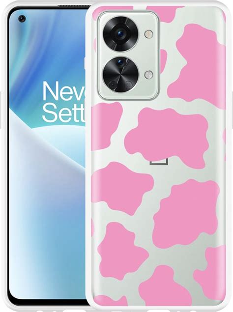 Oneplus Nord T Hoesje Roze Koeienvlekken Bol