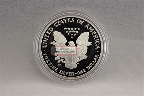 2004 Proof American Silver Eagle And