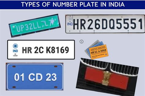 Types Of Number Plates In India - HSRP, Fancy Number Plates