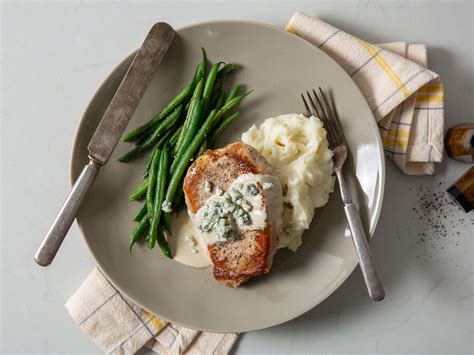 Blue Cheese Pork Chops