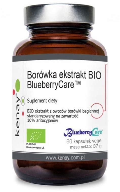 Blueberrycare Borówka Ekstrakt Bio Niska cena na Allegro pl