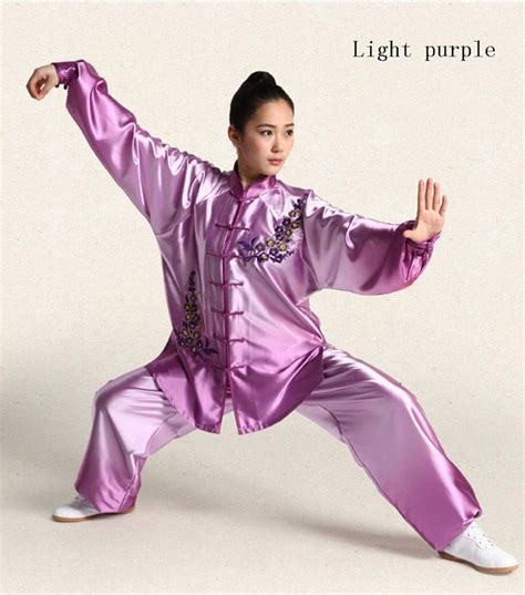 Xpf Womens Gradient Martial Arts Tai Chi Uniform Kung Fu Clothing