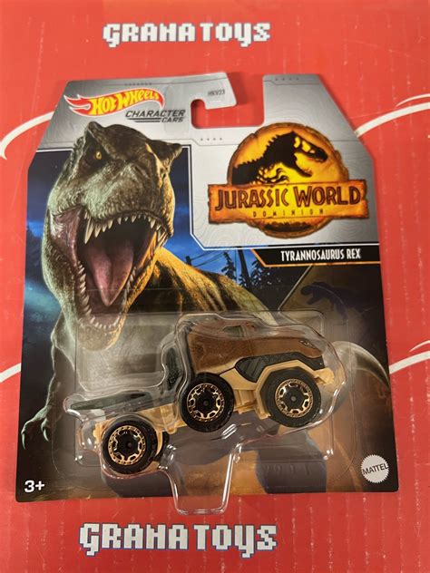 Tyrannosaurus Rex Hot Wheels Entertainment Character Cars Mix A Grana Toys