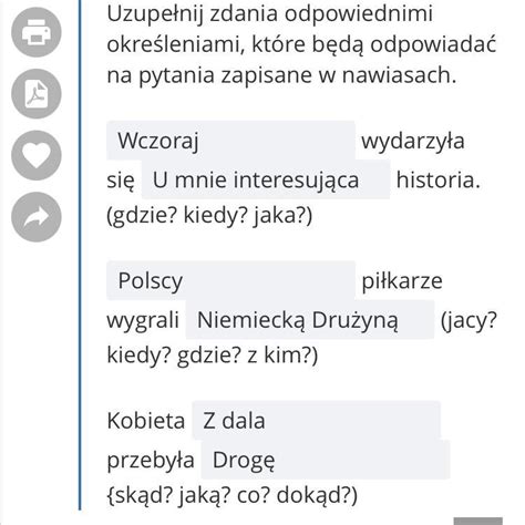 Pomo E Kto Jakimi Cz Ciami Mowy S Te Wyrazy Kt Re Zapisa Am