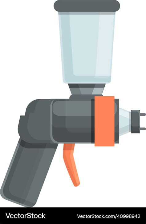 Paint sprayer icon cartoon spray gun Royalty Free Vector