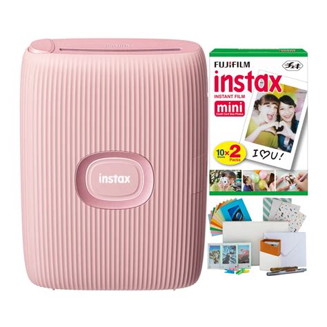 Fujifilm Instax Mini Link 2 Instant Smartphone Printer Soft Pink