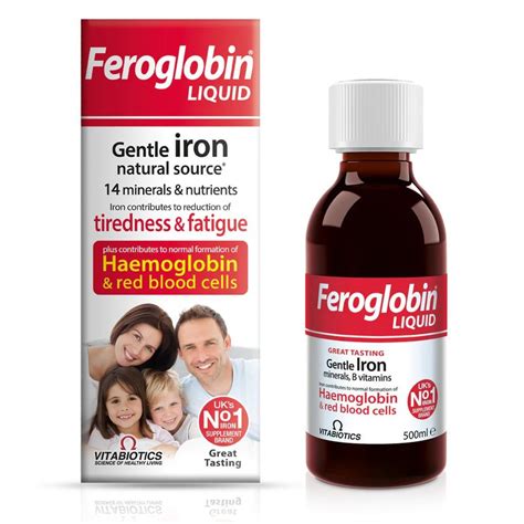 Feroglobin Великобритания, железо с кофакторами 500 мл купить на OZON ...