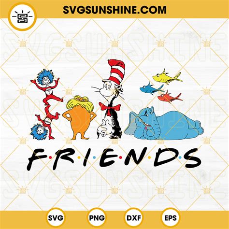 Horton Svg Dr Seuss Svg Dr Seuss Cat In The Hat Lorax Svg Fish Svg