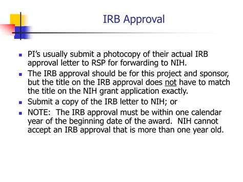 PPT National Institutes Of Health Just In Time Procedures