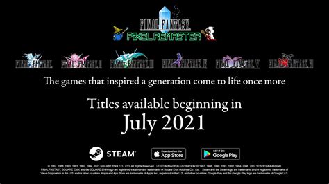 Final Fantasy Pixel Remaster Promotional Trailer Youtube