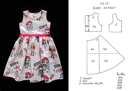 Tuto Couture Confection Robe Enfant Tissus Lol Surpise