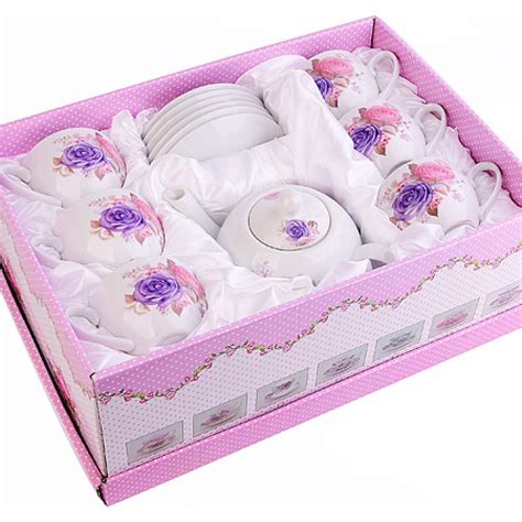 Чайный сервиз LORAINE 13 предметов 1 л 30879 Чайный сервиз 13пр с ...