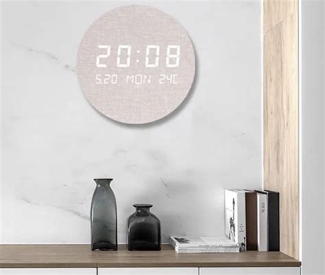 Geet London :: White digital wall clock