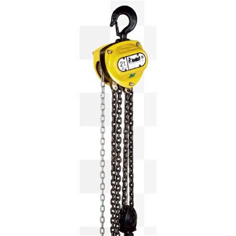 Indef Mild Steel Chain Pulley Block M Model Ton For Lifting