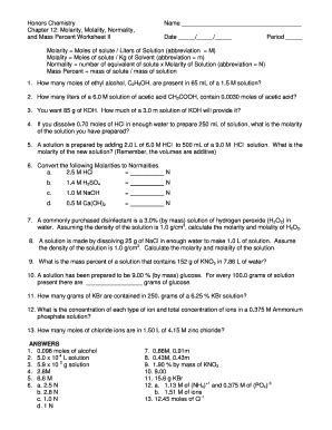 Jesenya Lowman Soln 1 Ws2 Molefraction Molality Key Pdf Worksheets