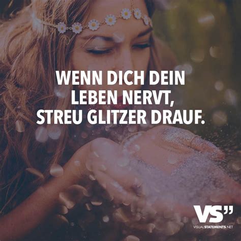 Wenn Dich Dein Leben Nervt Streu Glitzer Drauf VISUAL STATEMENTS