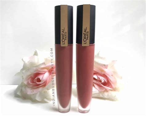 Loreal Paris Rouge Signature Matte Liquid Lipstick Review I Lead